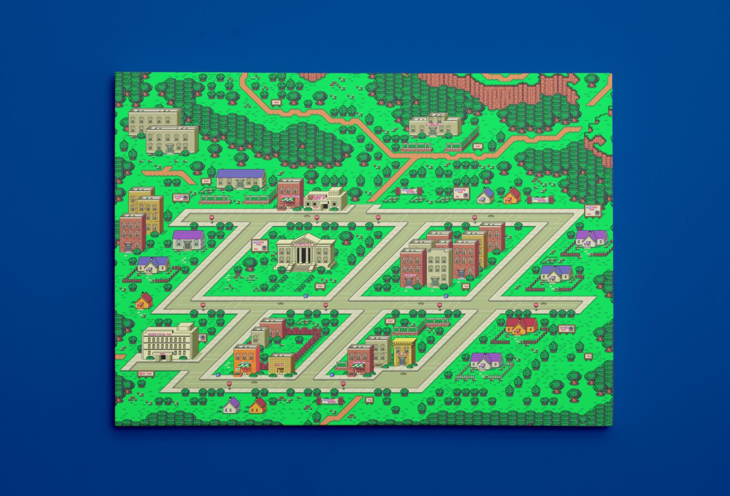 Legend of Zelda: A Link to the Past, Map of Hyrule - Canvas Wrap Print -  PersonalThrows